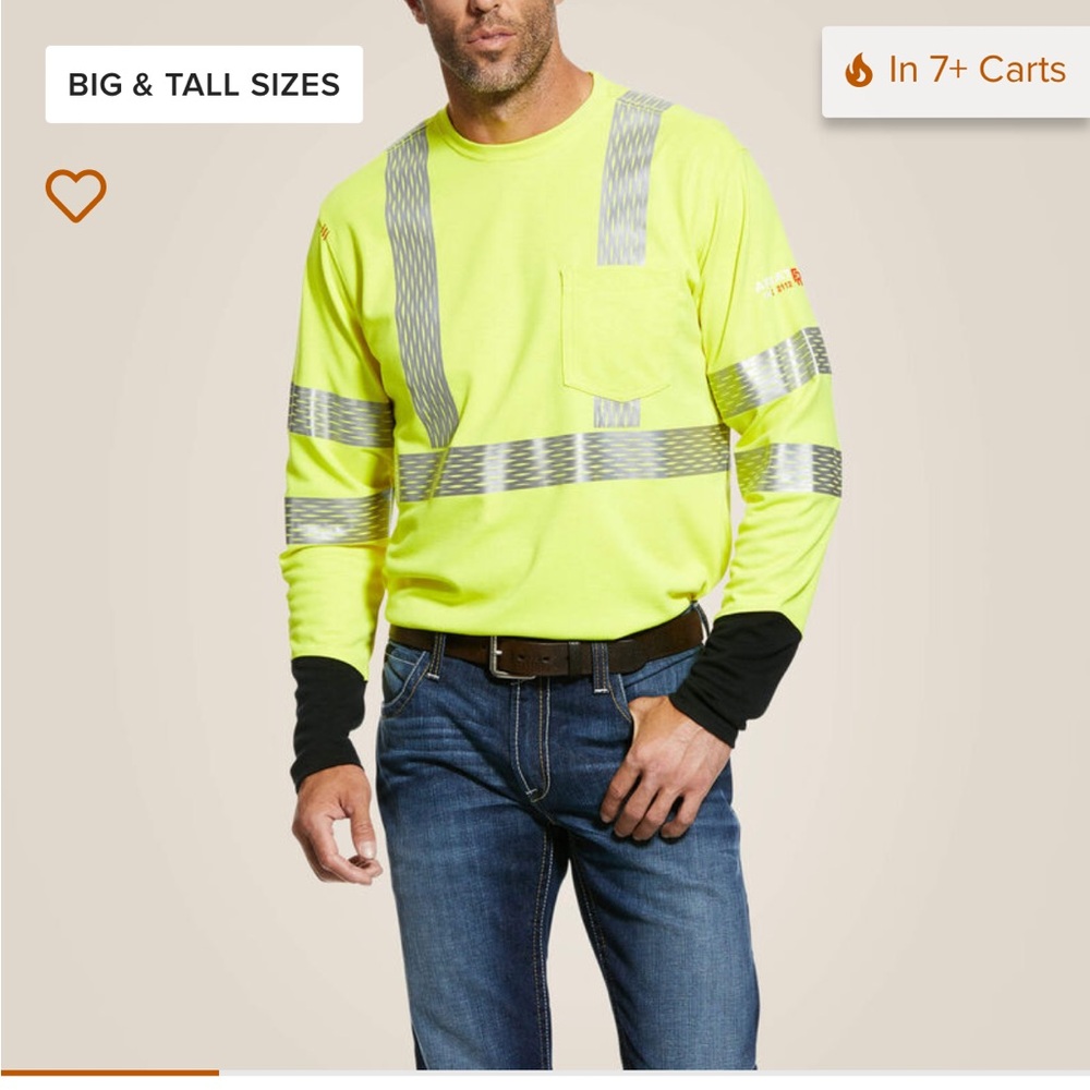 Ariat Hi vis FR work shirt
